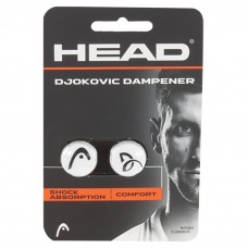 ANTIVIBRADOR HEAD DJOKOVIC DAMPENER 2 UNIDADES - BRANCO