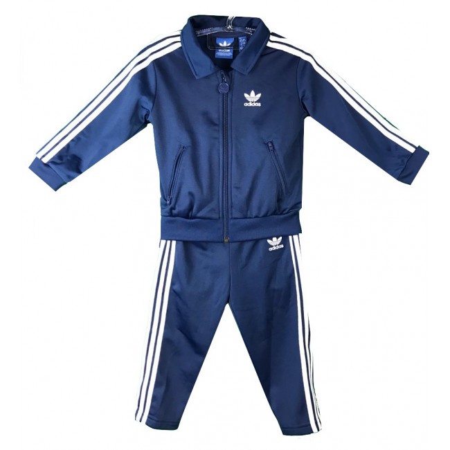 Agasalho Adidas Azul Conjunto Moletom Adidas Bebe Moletom